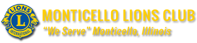 Monticello Lions Club Logo