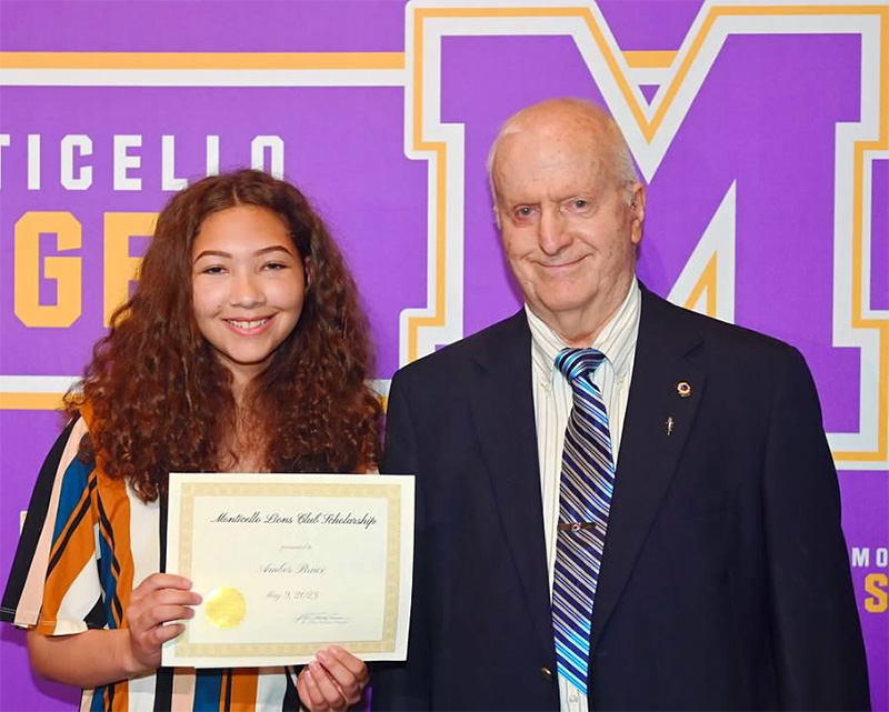 Monticello Lions Scholarship Award 2023